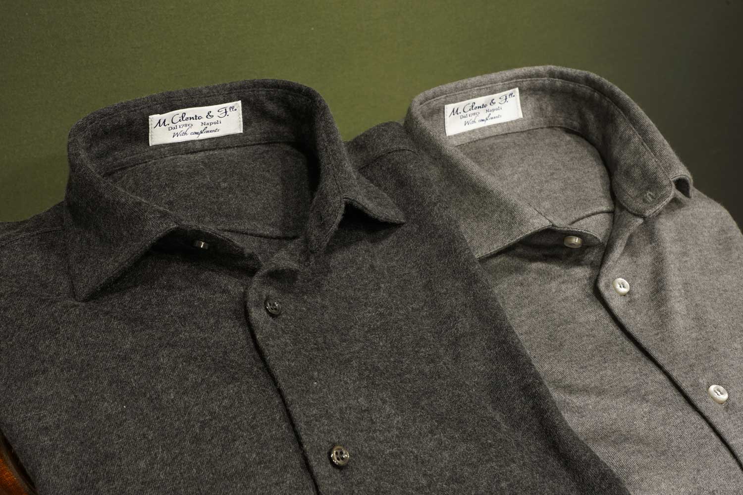 Polo camicia cashmere