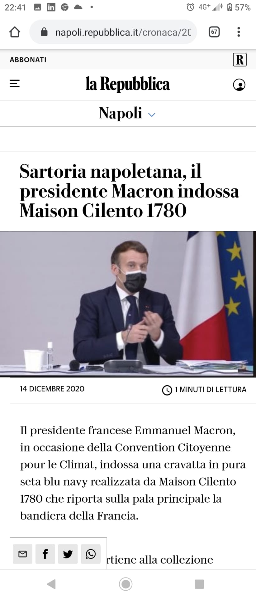 Salotto Cilento Macron