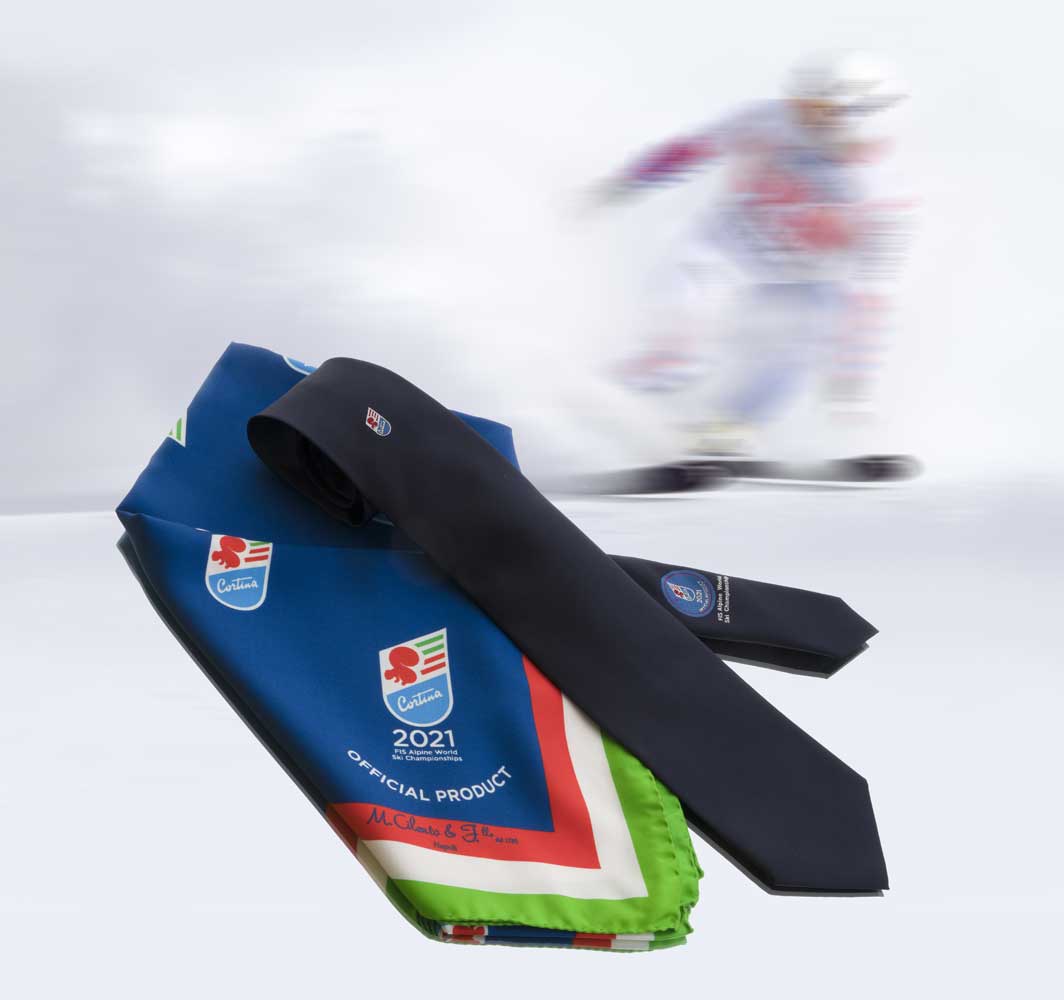 Cravatte limited edition Campionati mondiali di Sci Alpino 2021