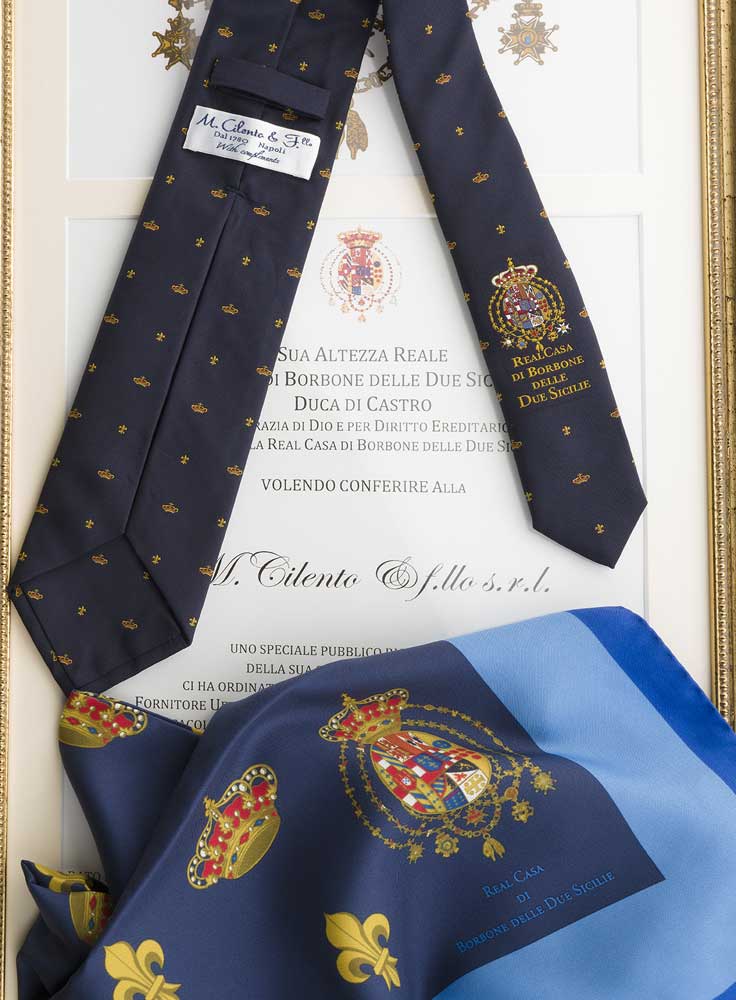 Cravatte limited edition Real Casa di Borbone