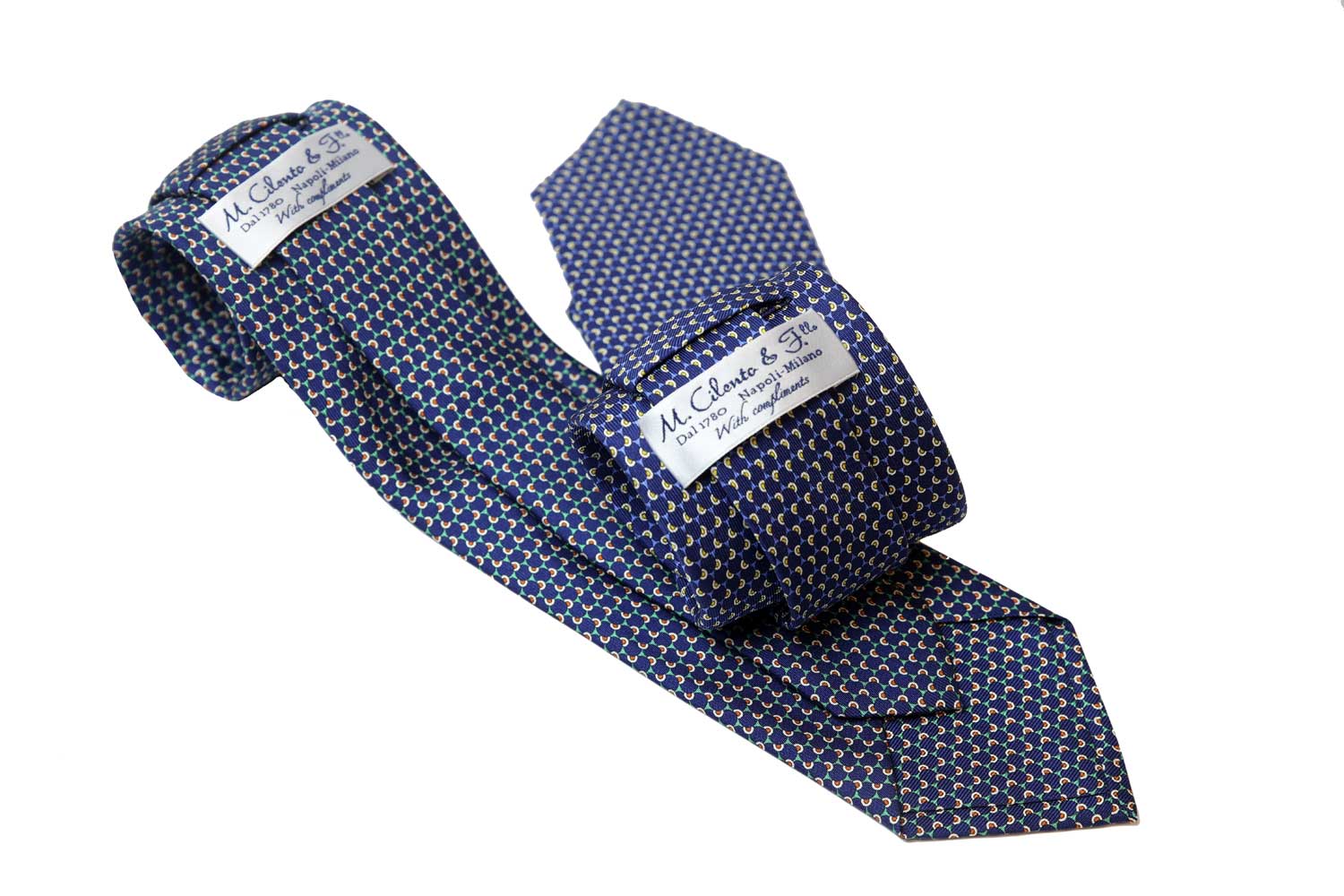 Cravatte Seta Sette pieghe