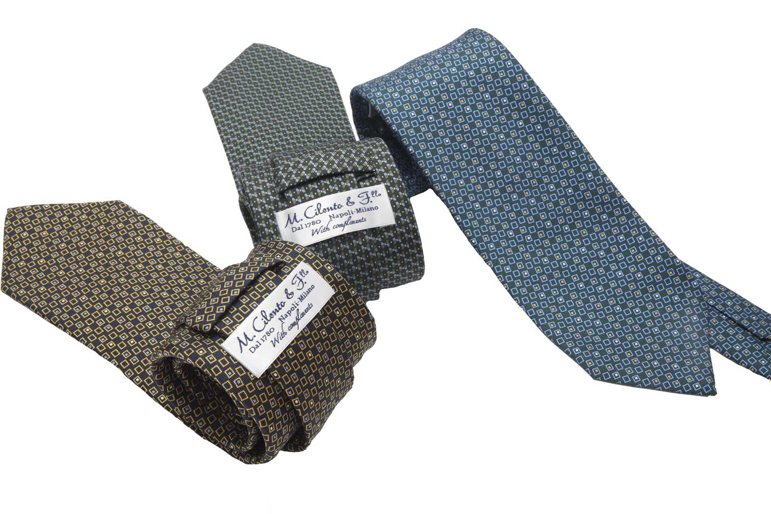 Cravatte Seta Sette pieghe